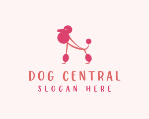 Dog Poodle Grooming logo design