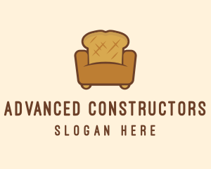 Loaf Bread Sofa logo design