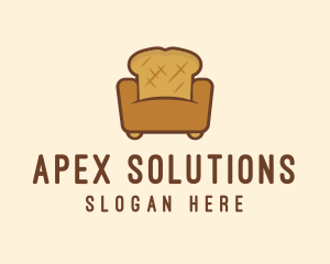 Loaf Bread Sofa logo design