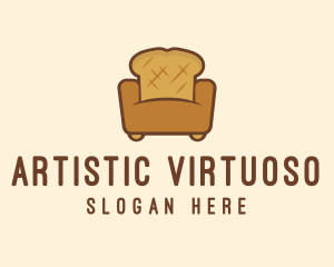 Loaf Bread Sofa logo design