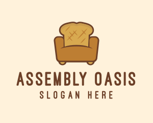 Loaf Bread Sofa logo design