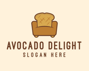 Loaf Bread Sofa logo design