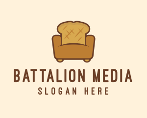 Loaf Bread Sofa logo design