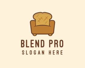 Loaf Bread Sofa logo design