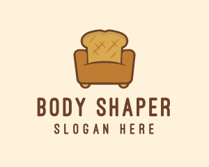 Loaf Bread Sofa logo design