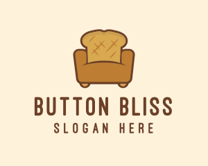 Loaf Bread Sofa logo design