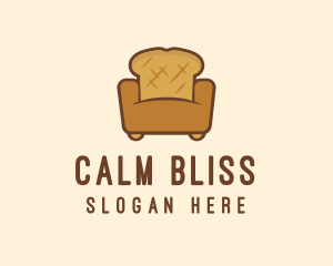 Loaf Bread Sofa logo design