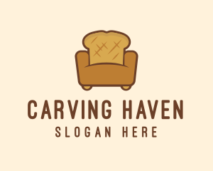 Loaf Bread Sofa logo design