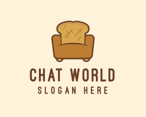 Loaf Bread Sofa logo design