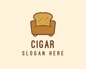 Loaf Bread Sofa logo design