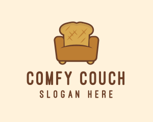 Loaf Bread Sofa logo design