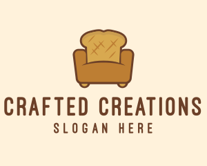 Loaf Bread Sofa logo design