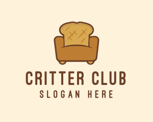 Loaf Bread Sofa logo design