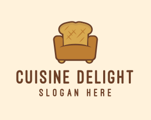 Loaf Bread Sofa logo design