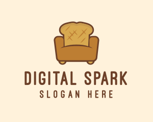 Loaf Bread Sofa logo design