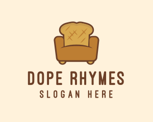 Loaf Bread Sofa logo design