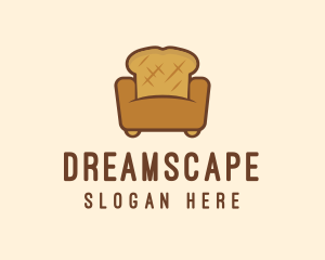 Loaf Bread Sofa logo design