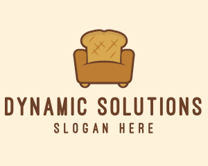 Loaf Bread Sofa logo design