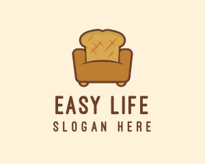 Loaf Bread Sofa logo design