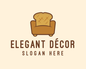 Loaf Bread Sofa logo design