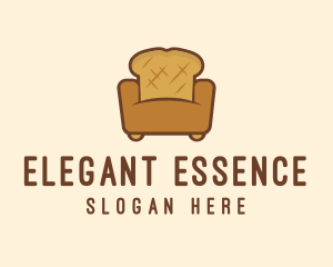 Loaf Bread Sofa logo design