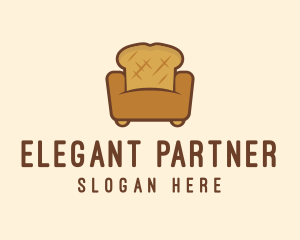 Loaf Bread Sofa logo design