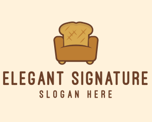 Loaf Bread Sofa logo design