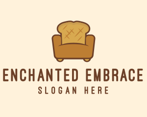 Loaf Bread Sofa logo design