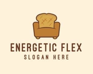 Loaf Bread Sofa logo design