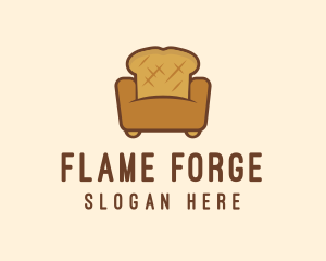 Loaf Bread Sofa logo design