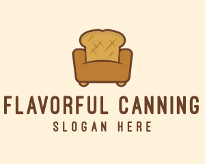 Loaf Bread Sofa logo design