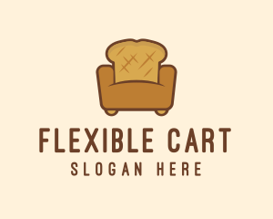 Loaf Bread Sofa logo design