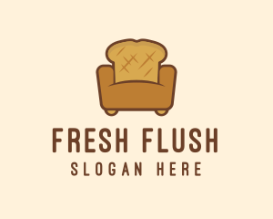 Loaf Bread Sofa logo design