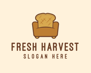 Loaf Bread Sofa logo design