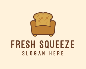 Loaf Bread Sofa logo design