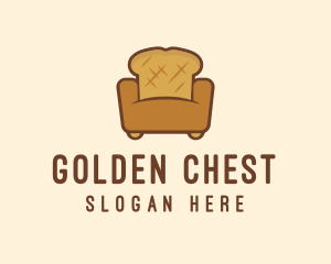 Loaf Bread Sofa logo design