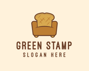 Loaf Bread Sofa logo design