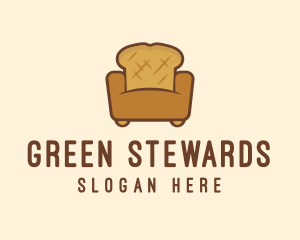 Loaf Bread Sofa logo design