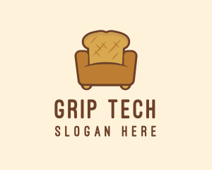 Loaf Bread Sofa logo design