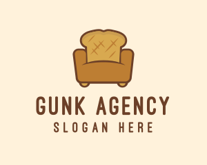 Loaf Bread Sofa logo design