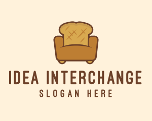 Loaf Bread Sofa logo design