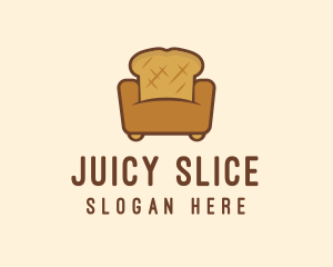 Loaf Bread Sofa logo design