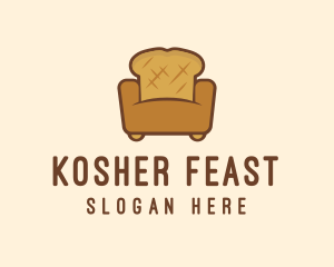 Loaf Bread Sofa logo design