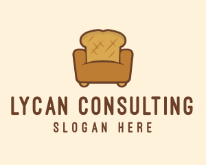 Loaf Bread Sofa logo design