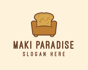 Loaf Bread Sofa logo design