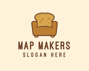 Loaf Bread Sofa logo design