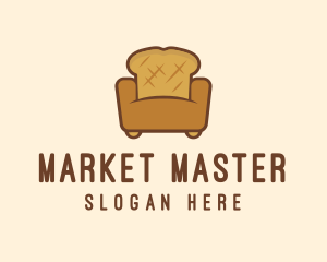 Loaf Bread Sofa logo design