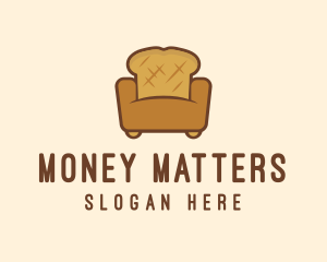 Loaf Bread Sofa logo design