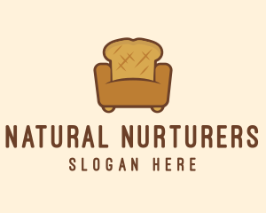 Loaf Bread Sofa logo design