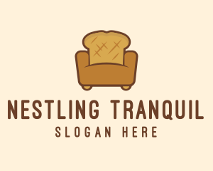 Loaf Bread Sofa logo design